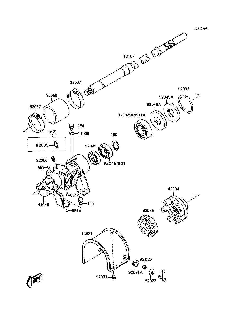 Drive shaft(js300-a2  a3  a4  a5)