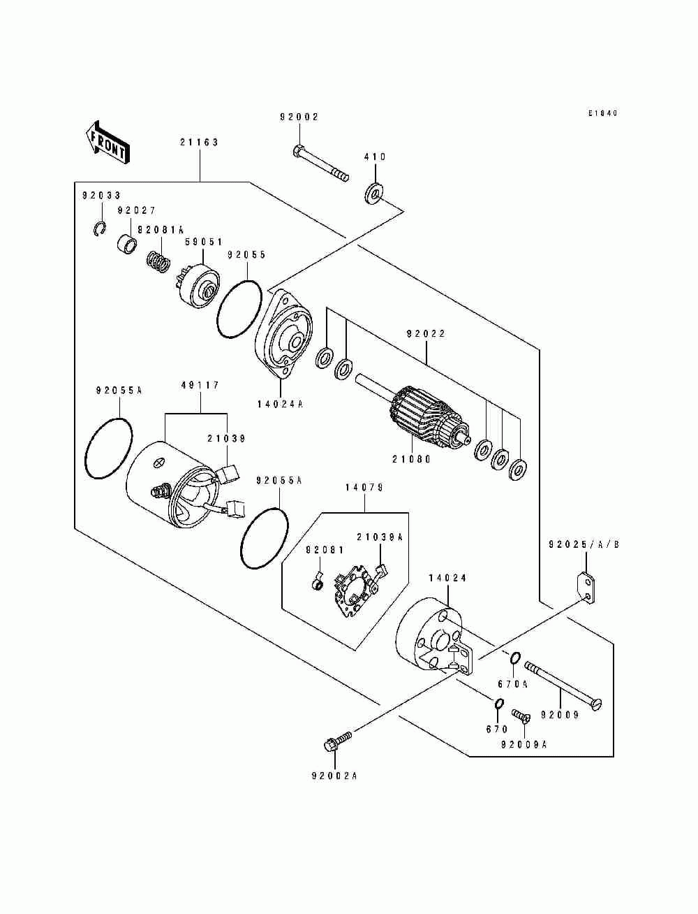 Starter motor