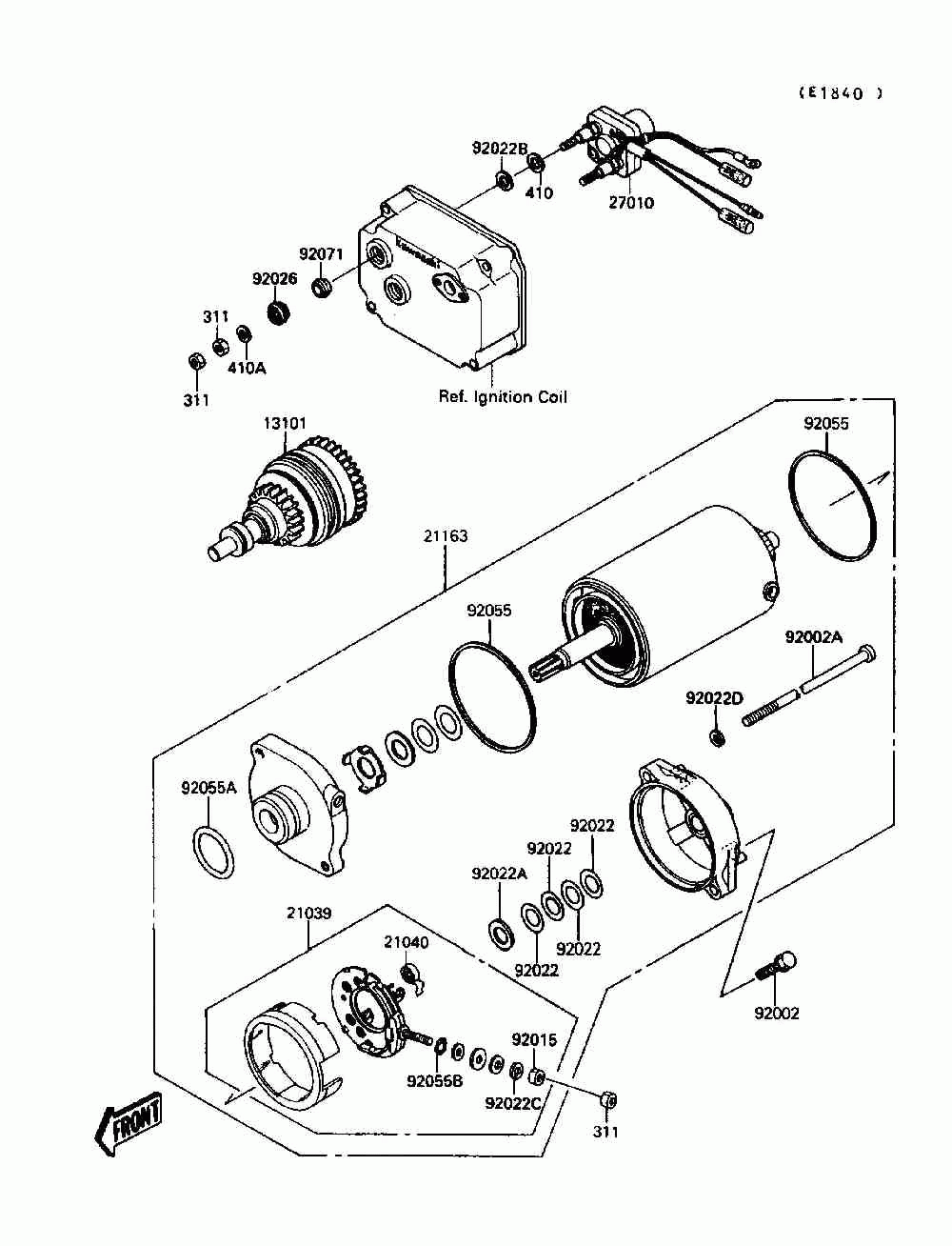 Starter motor