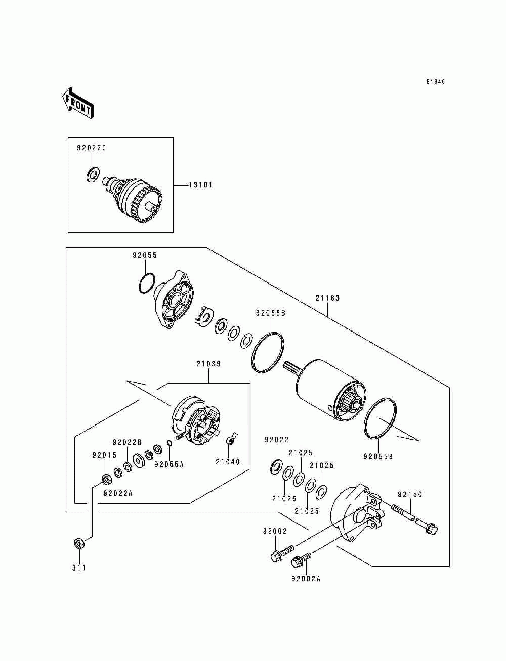 Starter motor