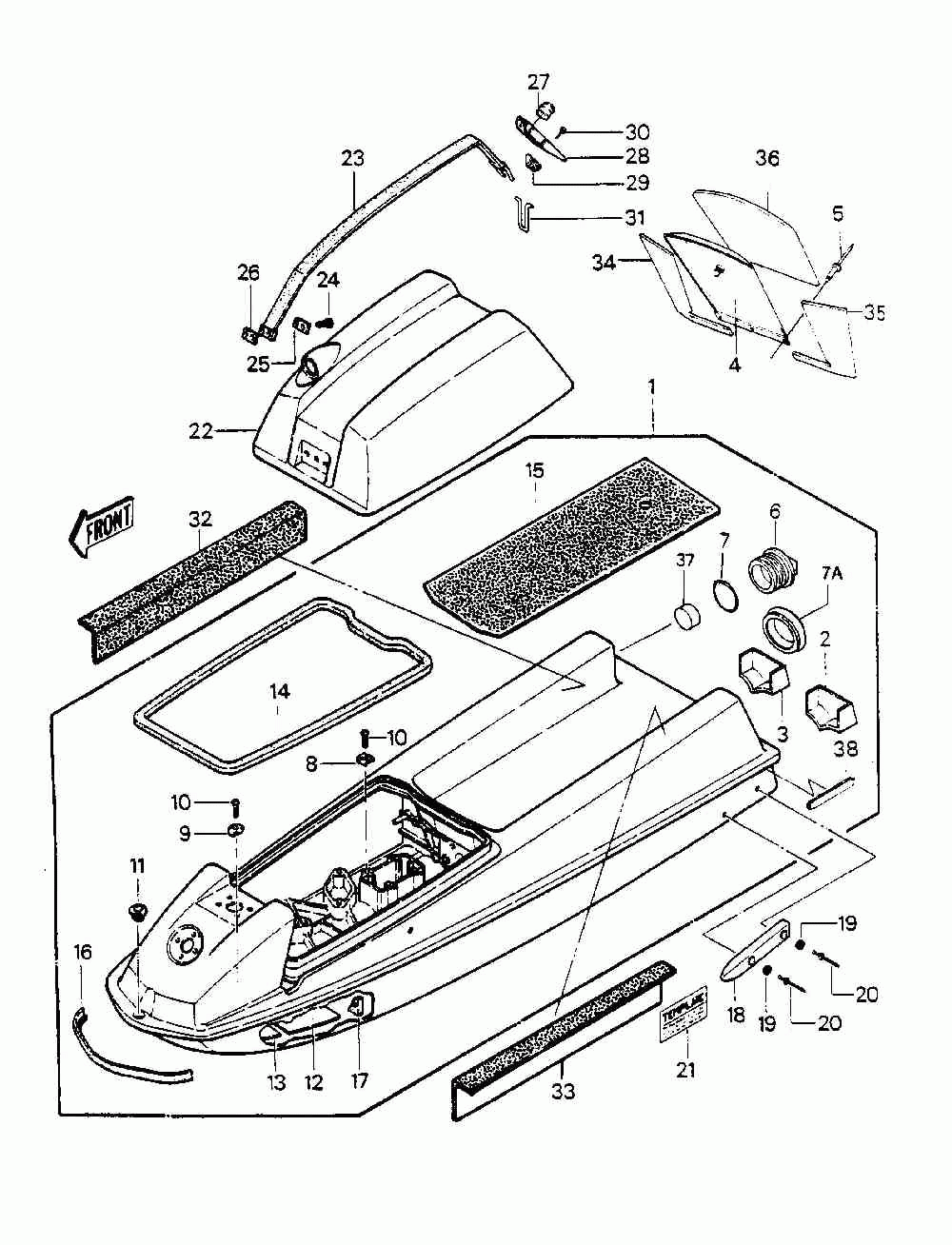 Hull_engine hood (js550-a5)