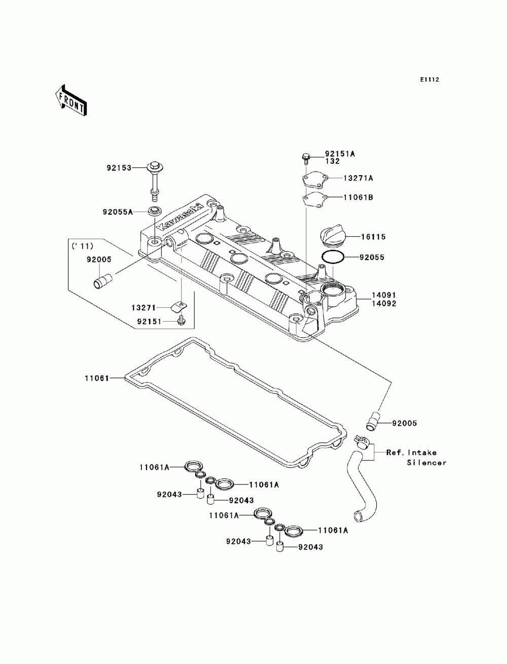 Cylinder head cover