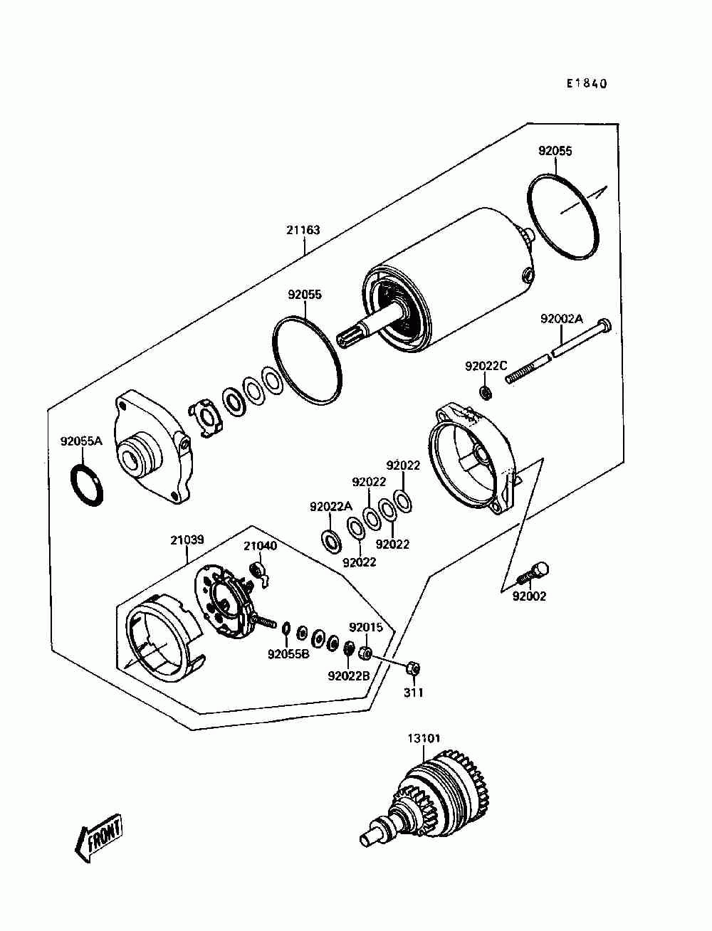 Starter motor