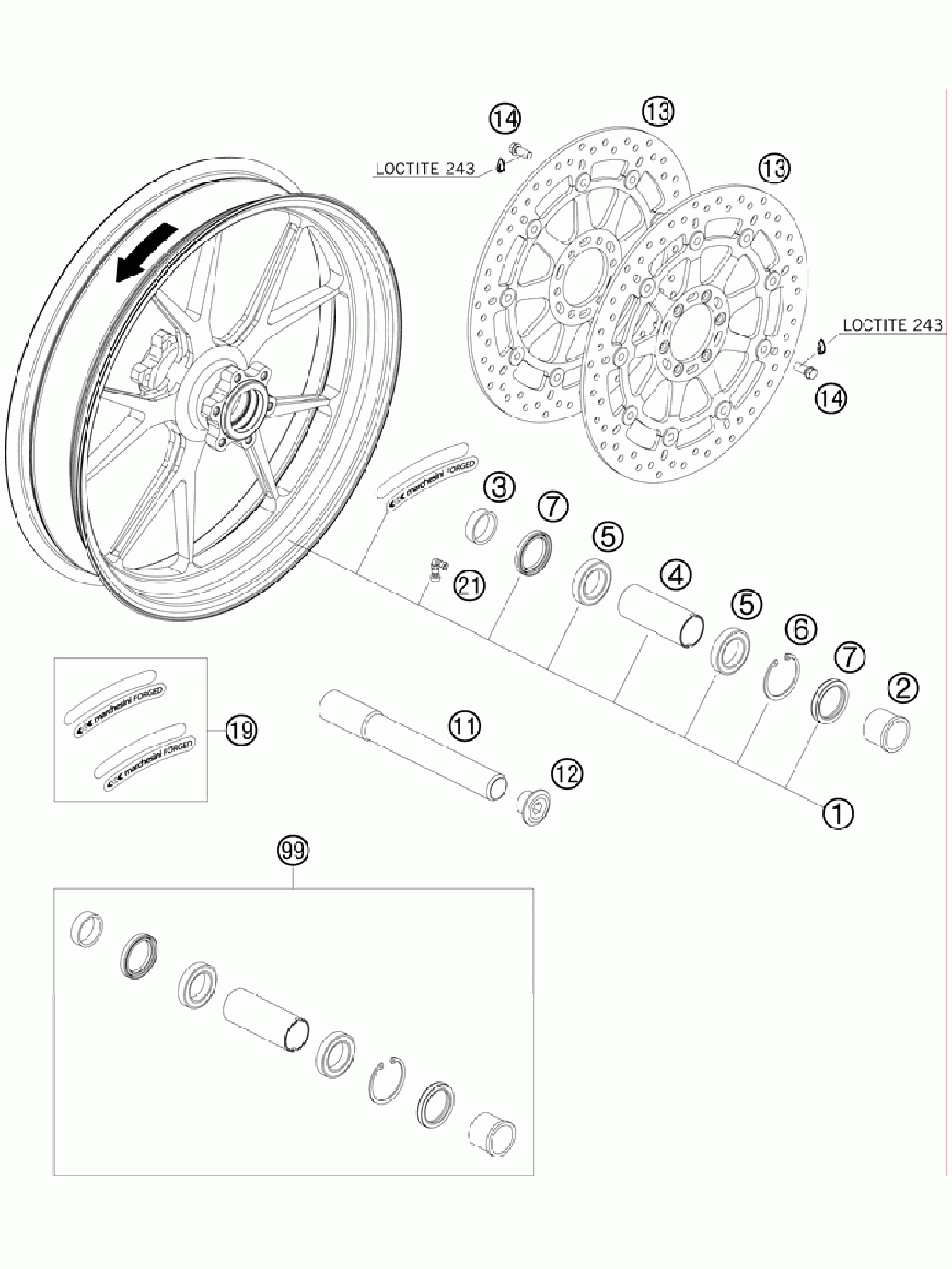 Front wheel