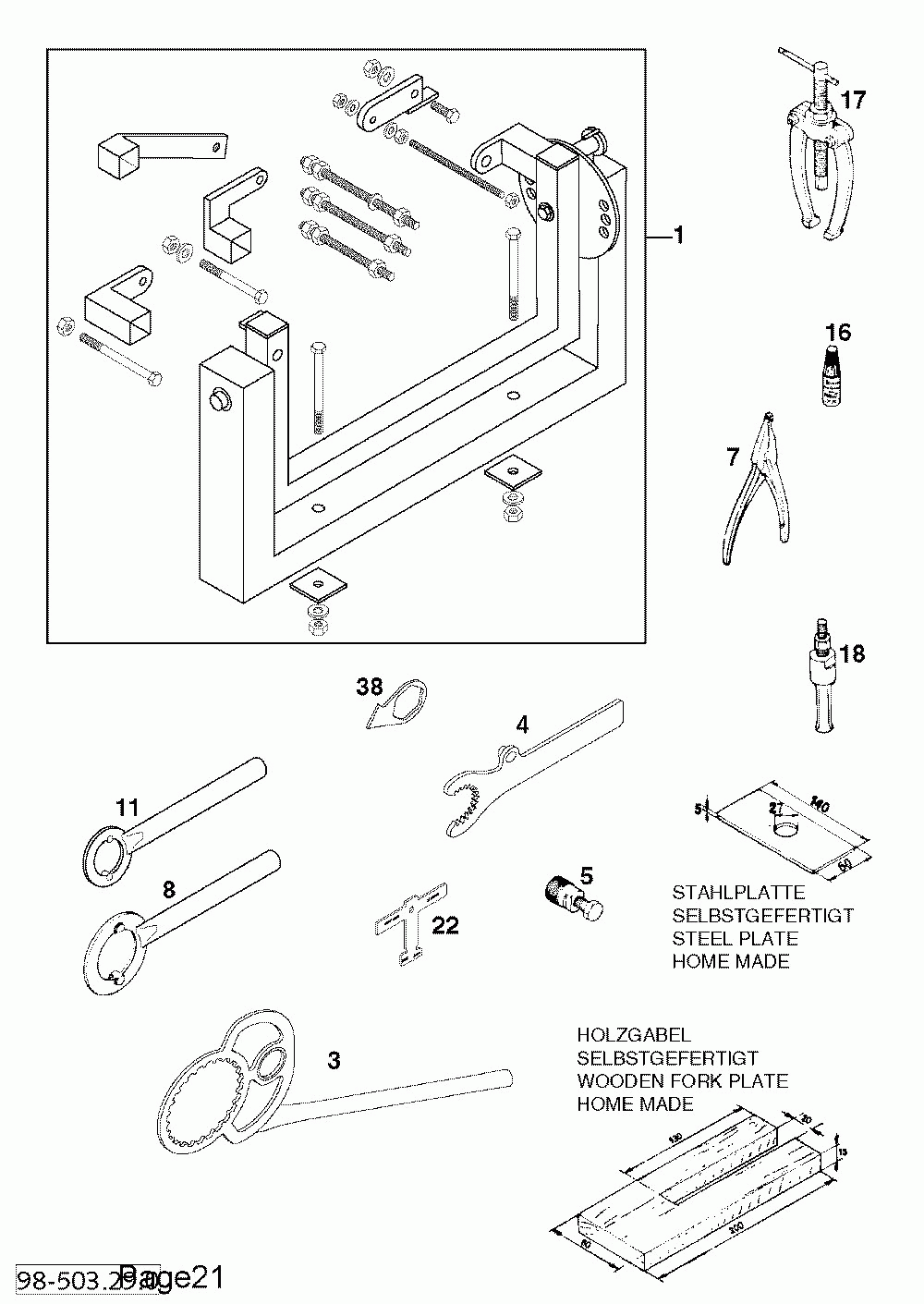 Spezialwerkzeug special tool 125_200 ‘99