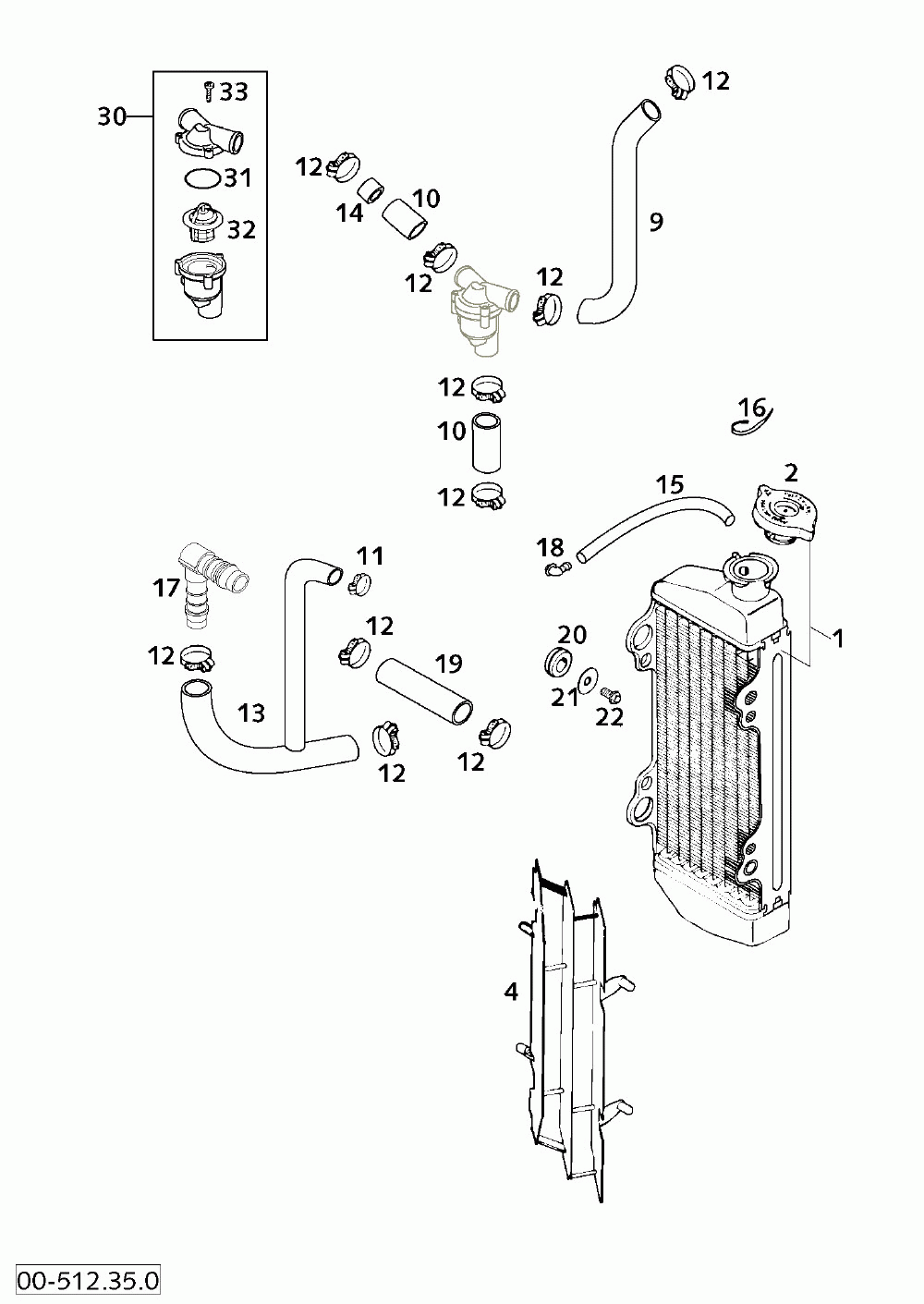 Cooling system 125