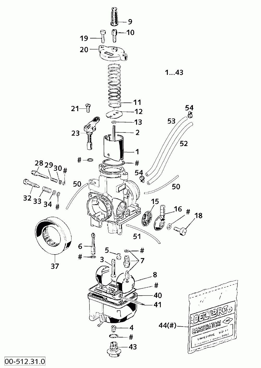 Vergaser dell orto carburetor dell orto 125