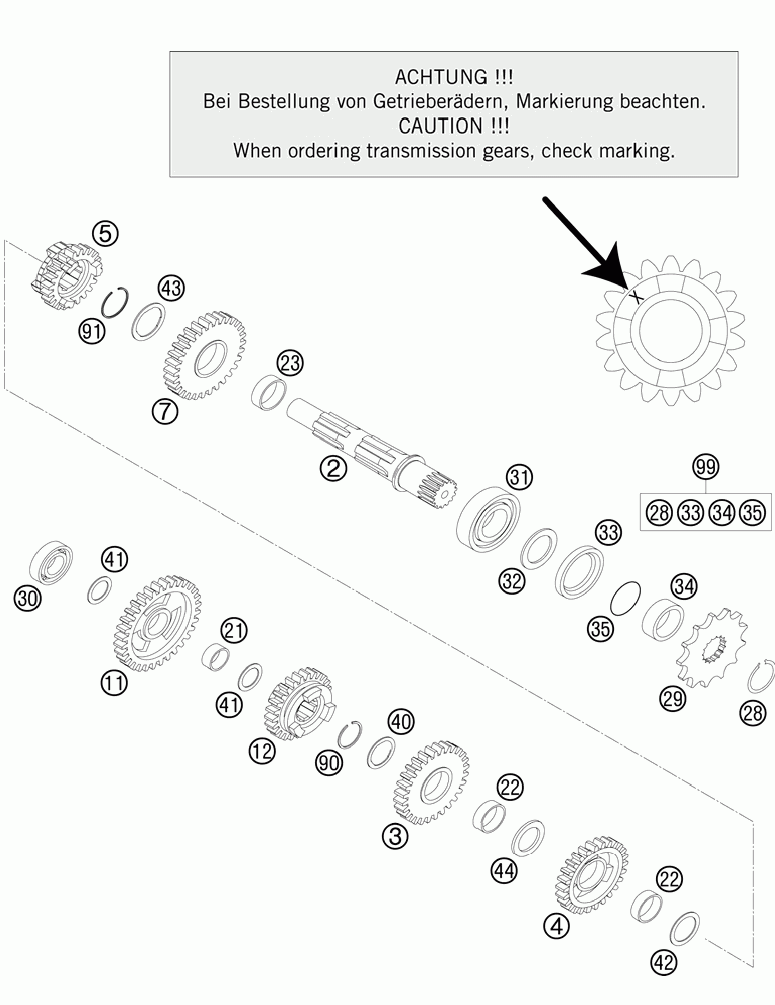 Transmission ii - countershaft