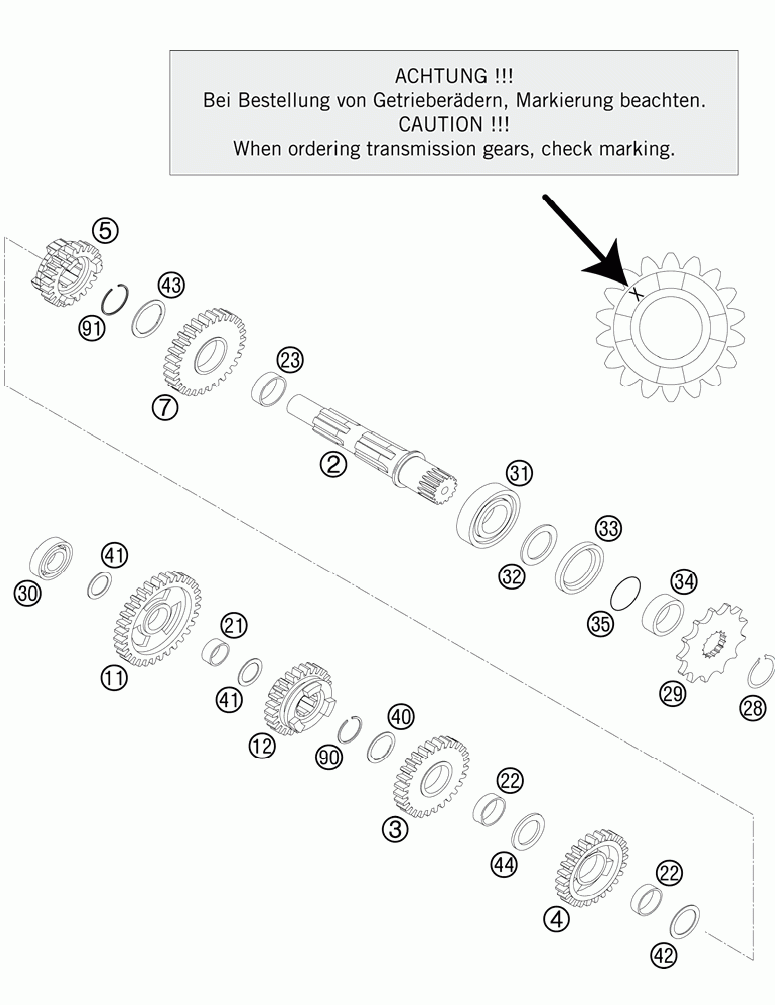 Transmission ii - countershaft