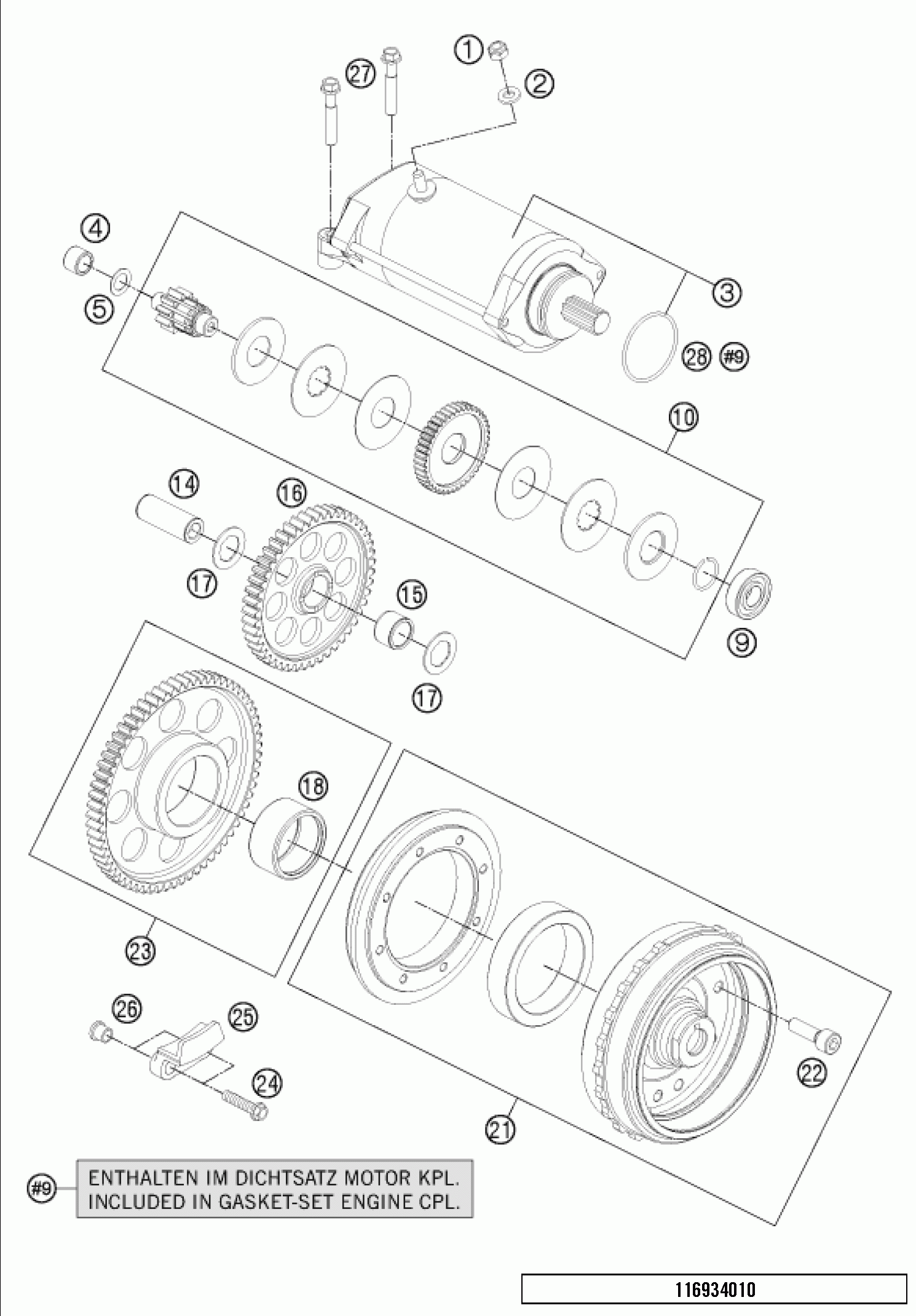 Electric starter