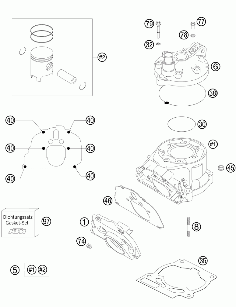 Cylinder cylinder head