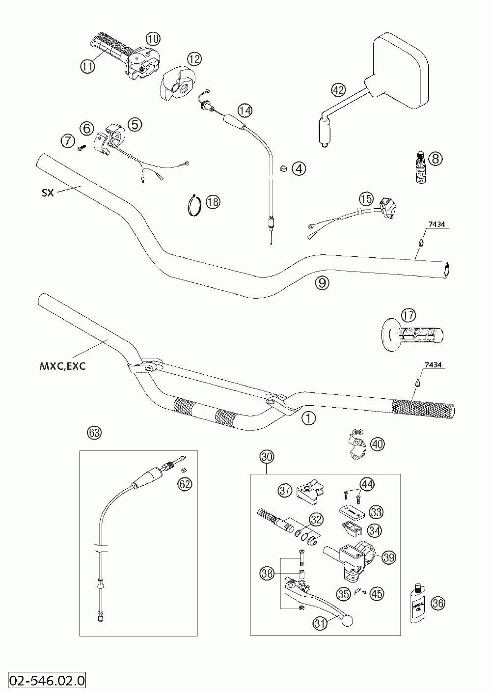 Handlebar controls 250_300_380