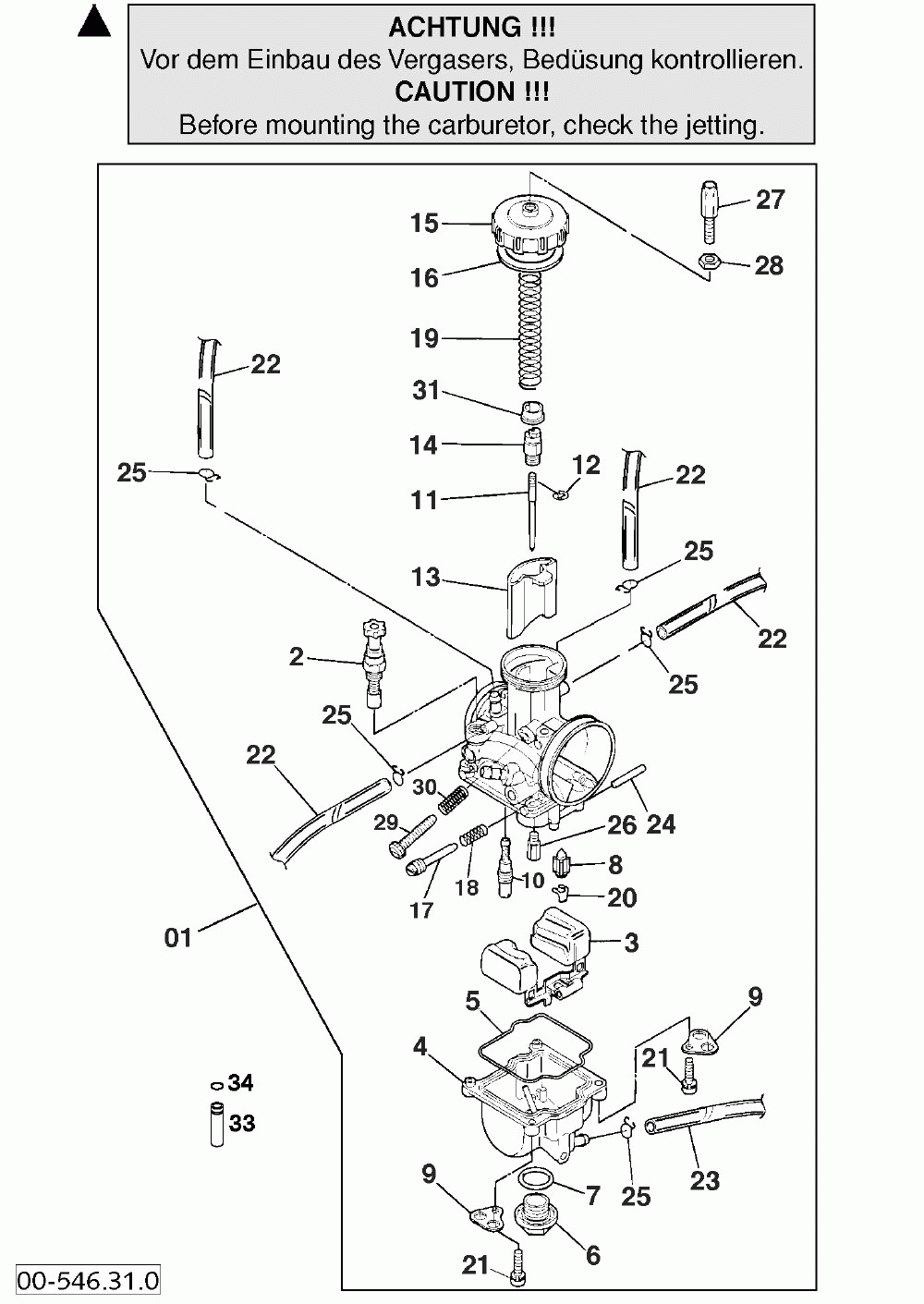 Vergaser keihin pwk 38 ag carburetor pwk 38 ag 250_300_380