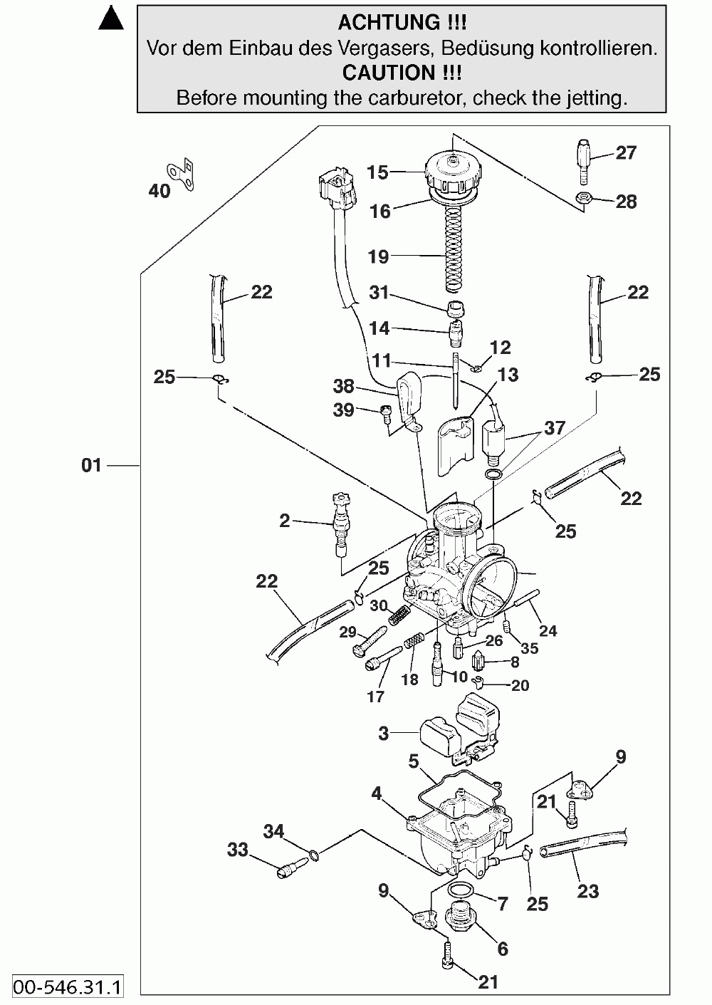 Vergaser keihin pwk 38 ag pj carburetor pwk 38 ag pj 250 sx