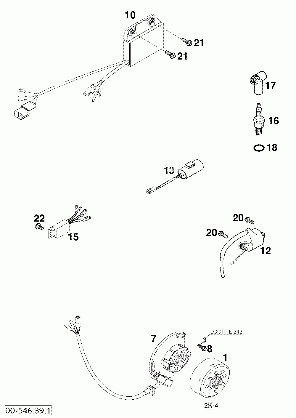 2k-4 ignition system kokusan 250 sx