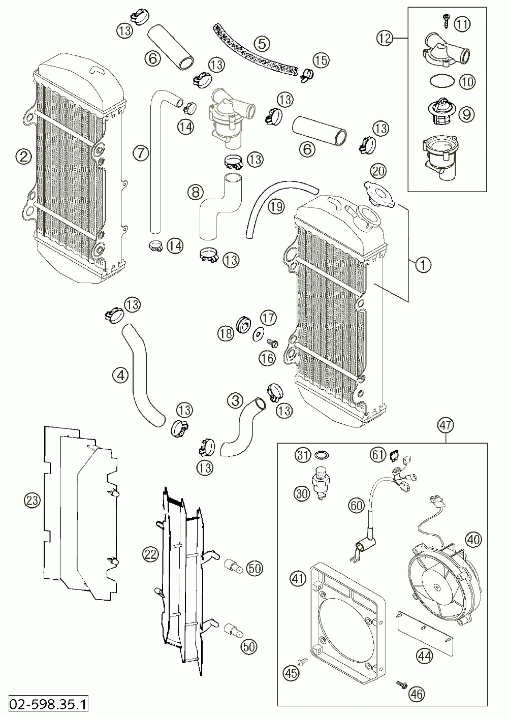 Cooling system 250