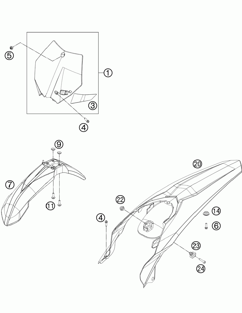 Mask fenders