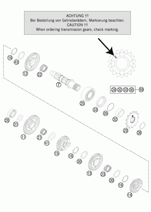 Transmission ii - countershaft