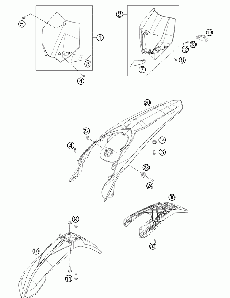 Mask fenders