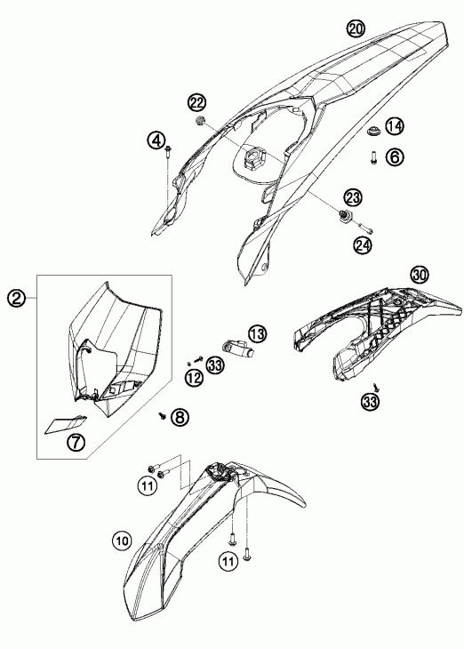 Mask fenders