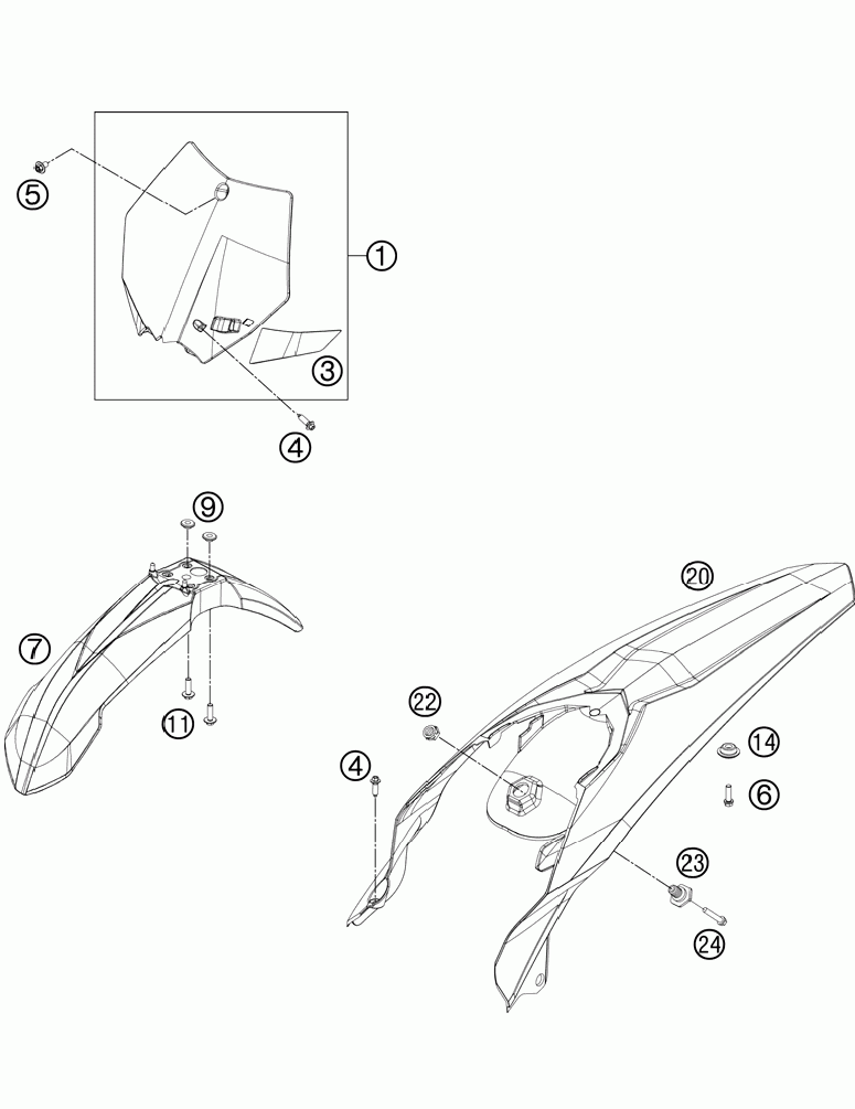 Mask fenders