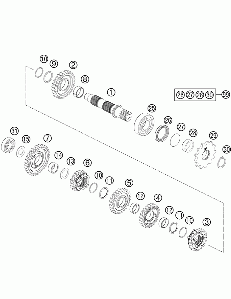 Transmission ii вЂ“ counter shaft