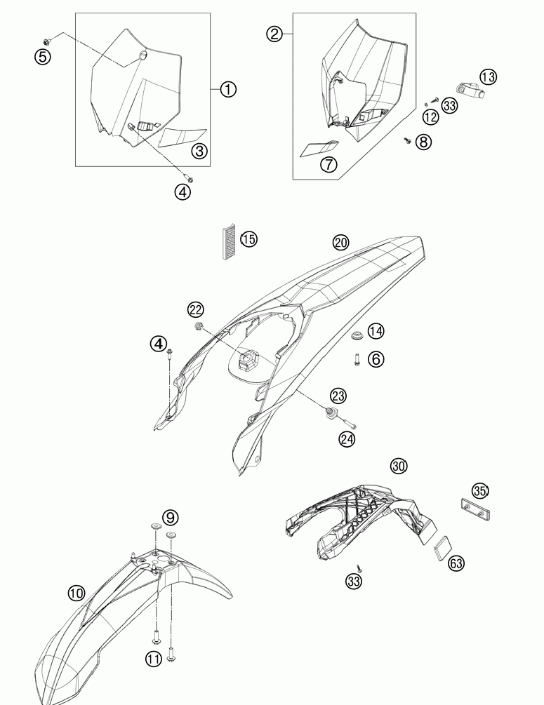 Mask fenders