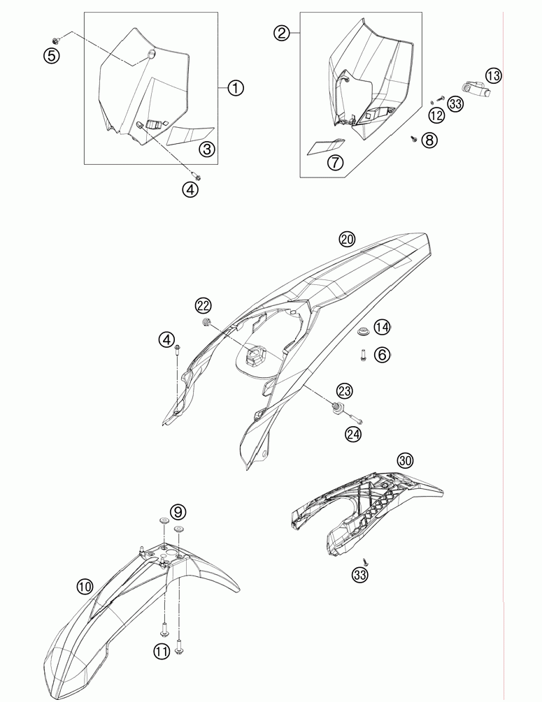 Mask fenders