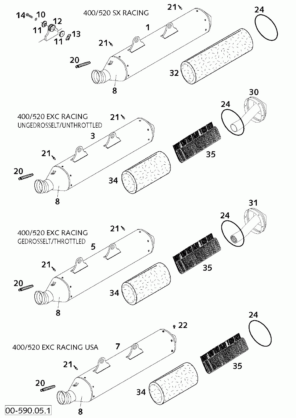 Exhaust silencer 400_520