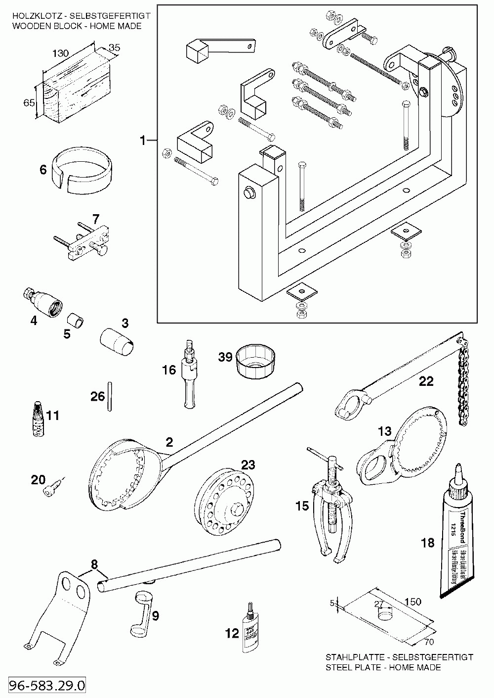 Spezialwerkzeug special tool 400_540_620 ‘99