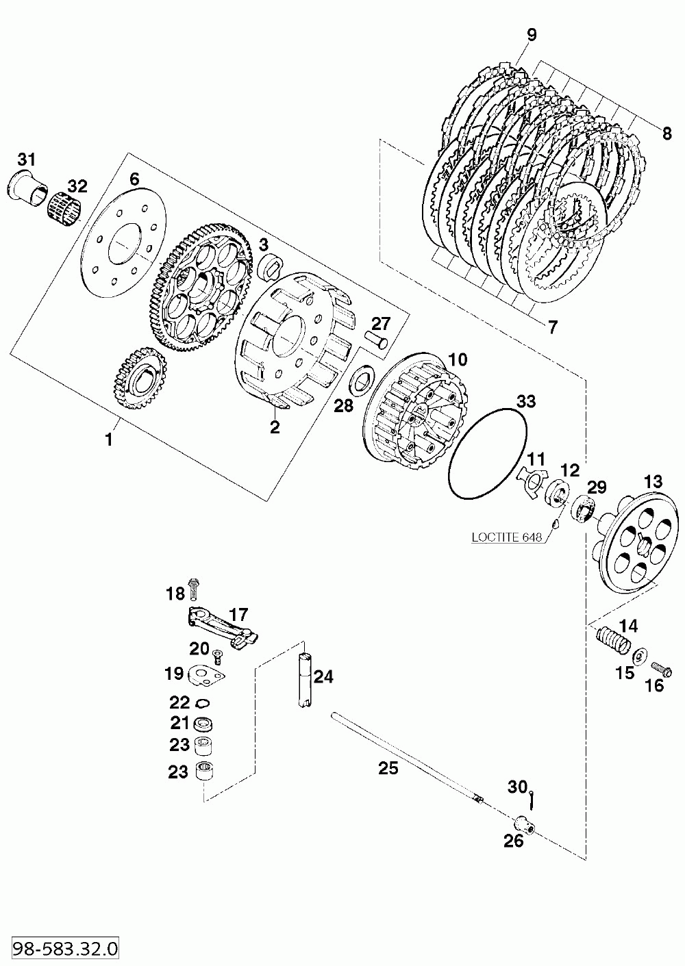 Kupplung clutch 400_620 ‘98