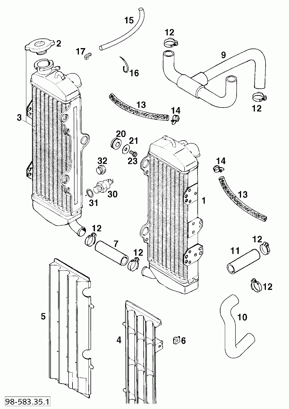 Cooling system egs 400_620 ‘98