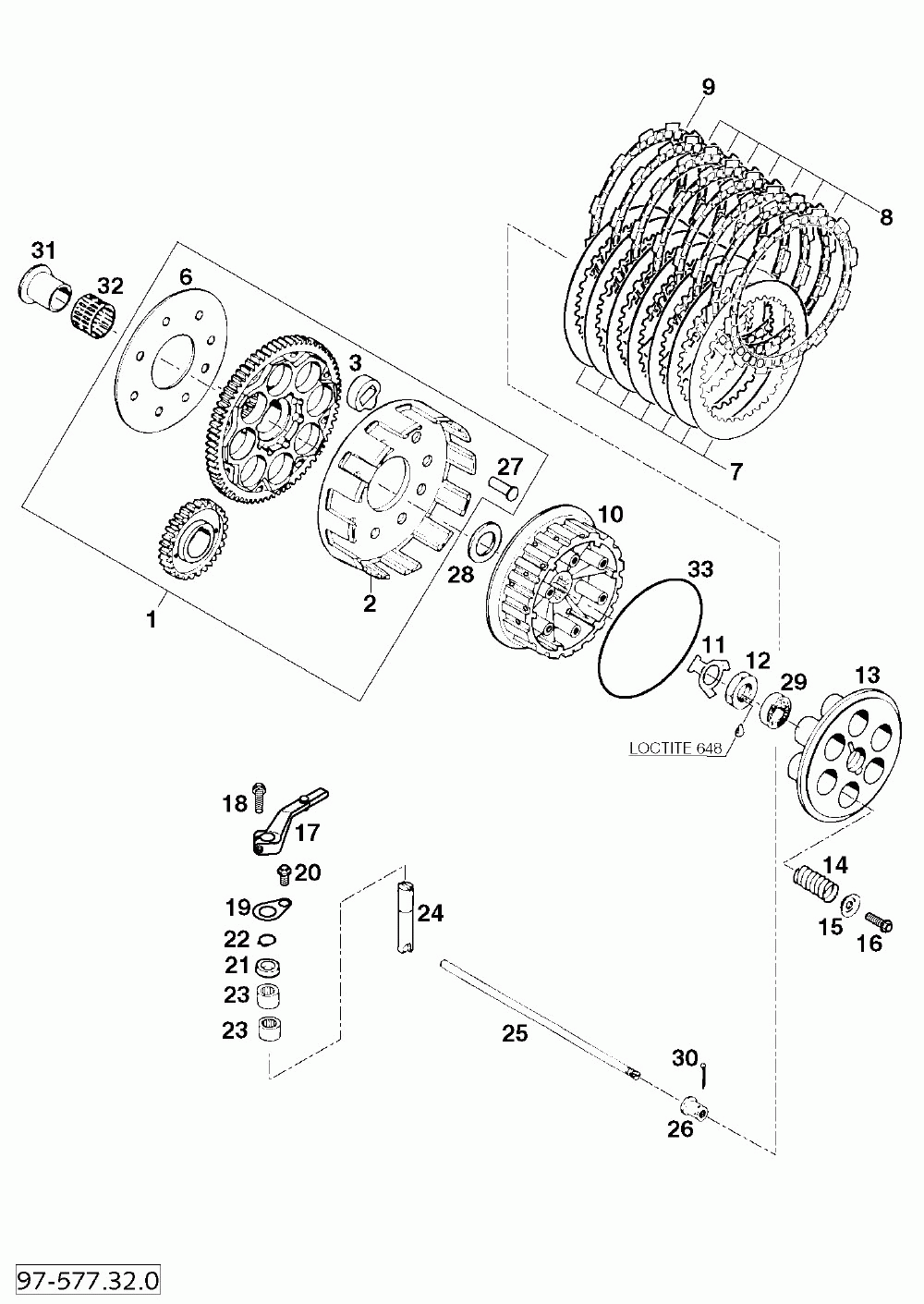 Kupplung clutch 400_620 ‘98