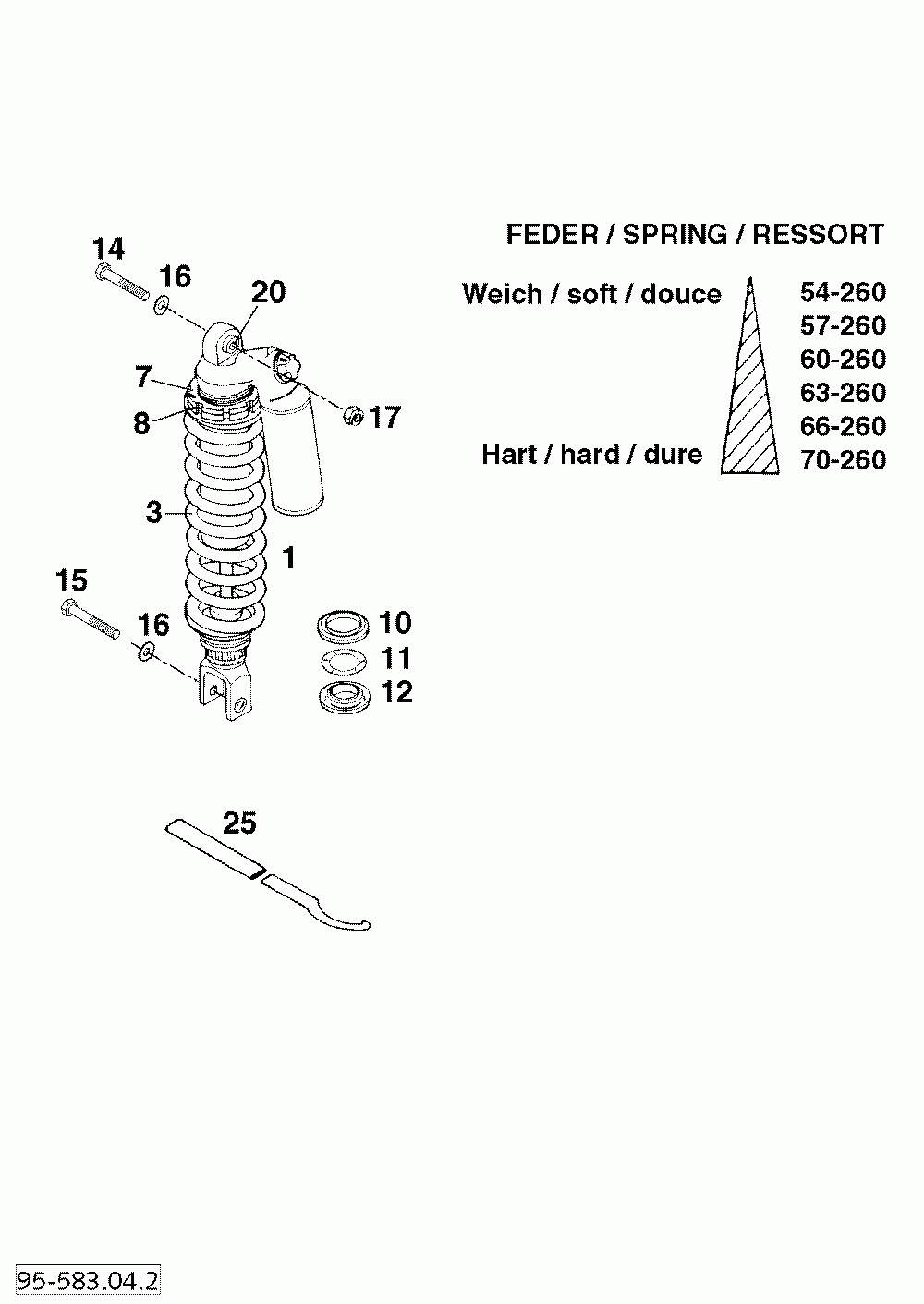 Federbein wp shock absorber wp 400_620_640 ‘98