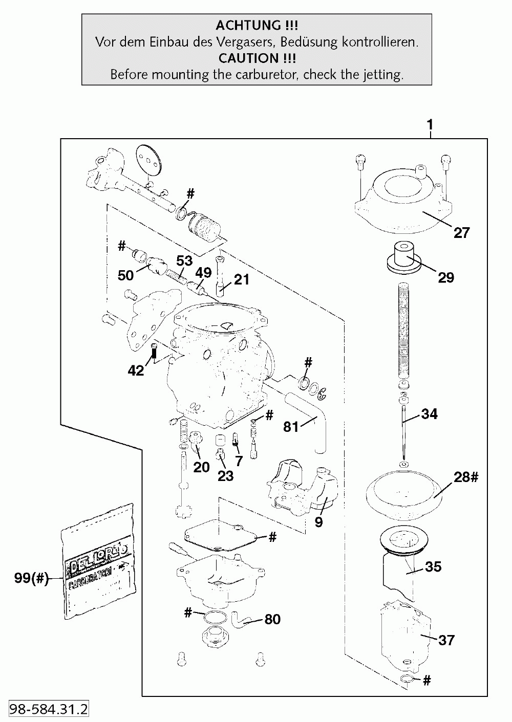 Vergaser bst 40 carburetor bst 40 640 ‘98