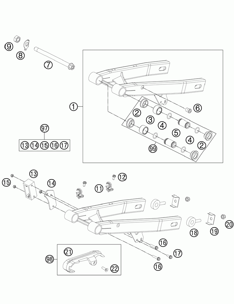 Swing arm