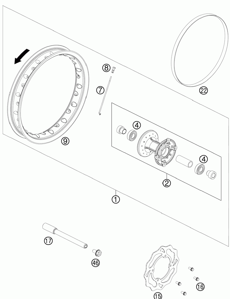 Front wheel