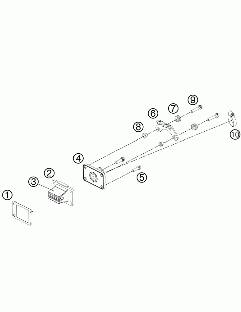 Reed valve case