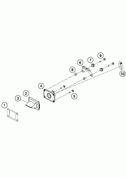 Reed valve case