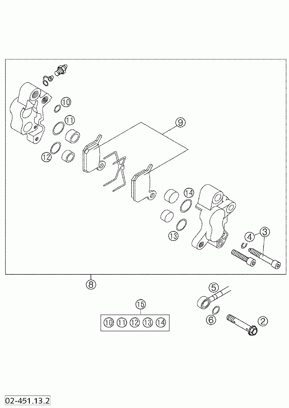 Brakecaliper front formula 50 lc