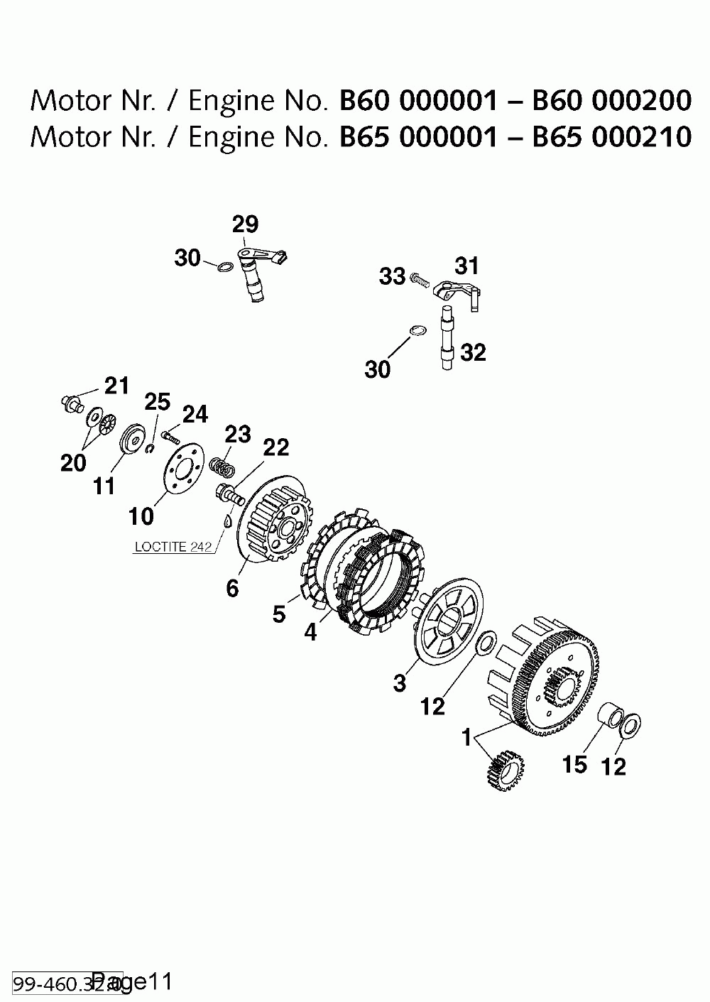 Kupplung clutch 60_65 ‘98_’99