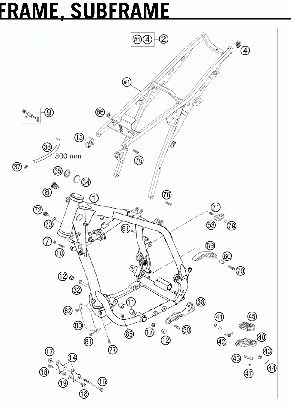 Frame subframe ref# 70 - 86