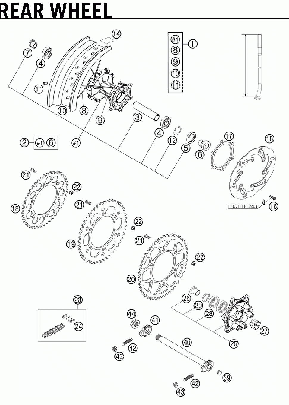 Rear wheel ref# 1 - 40