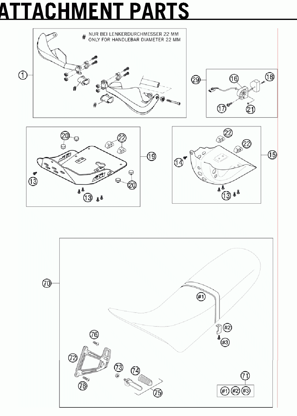 Attachment parts