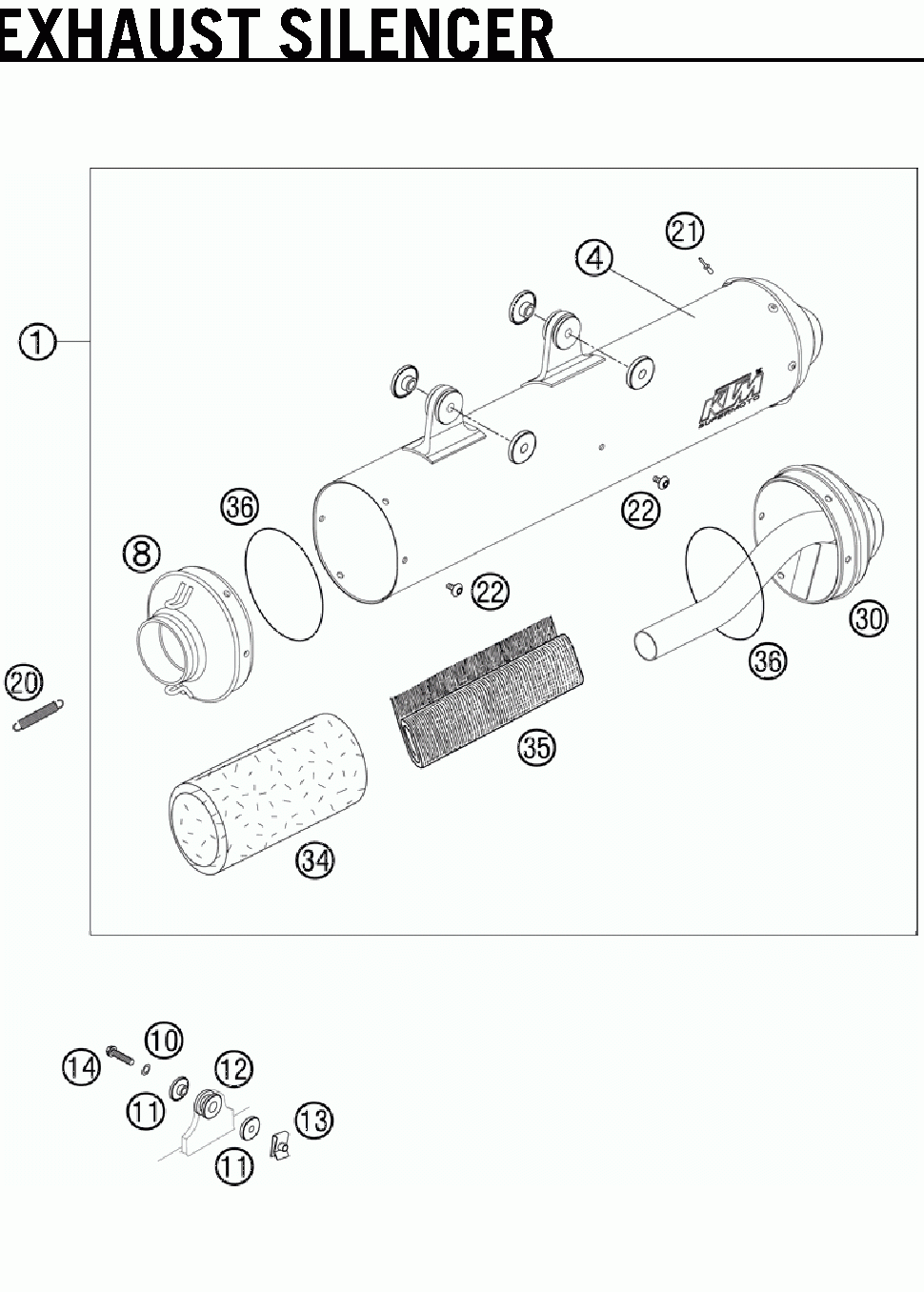 Exhaust silencer