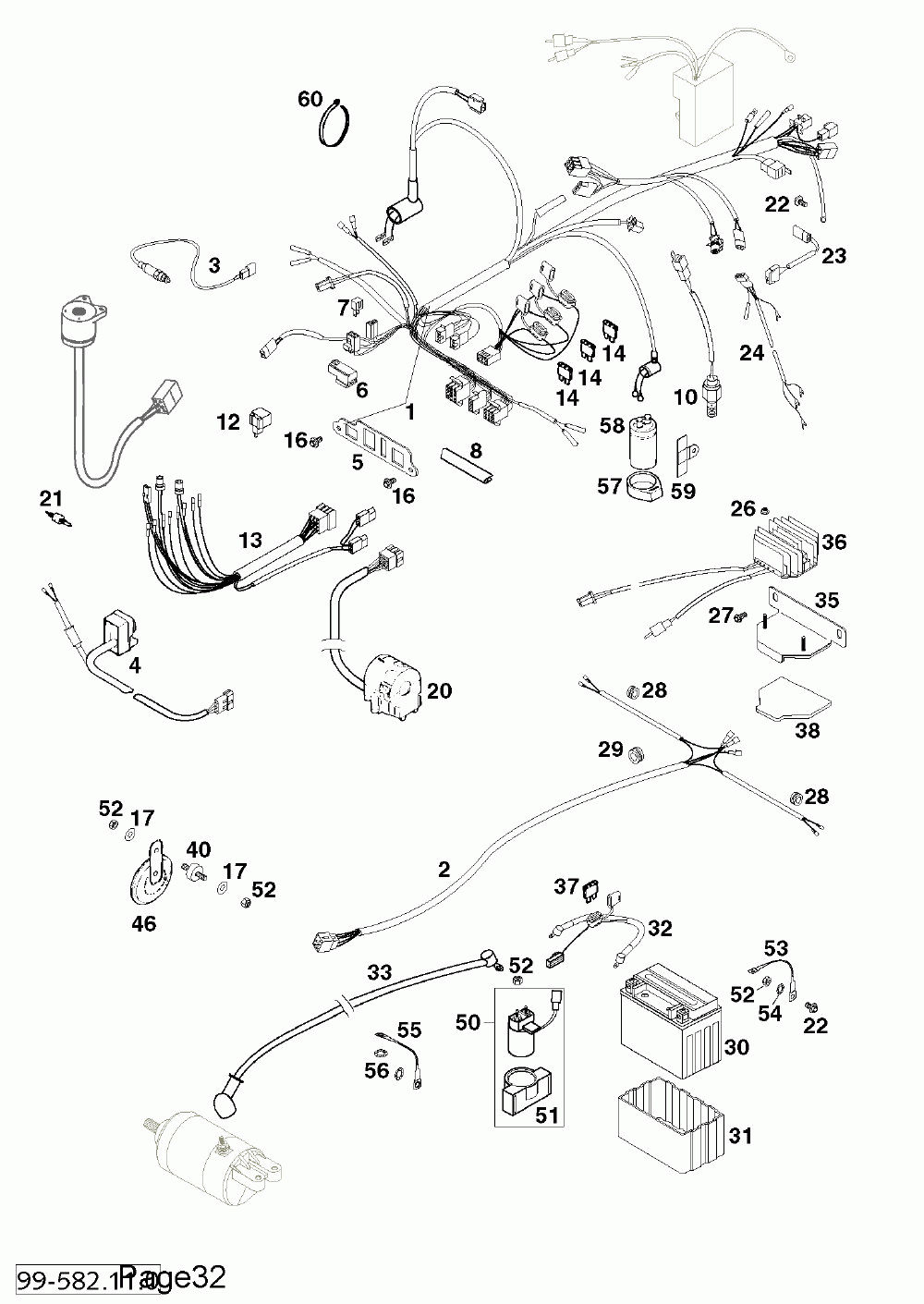 Kabelstrang wiring harness 640 ‘99