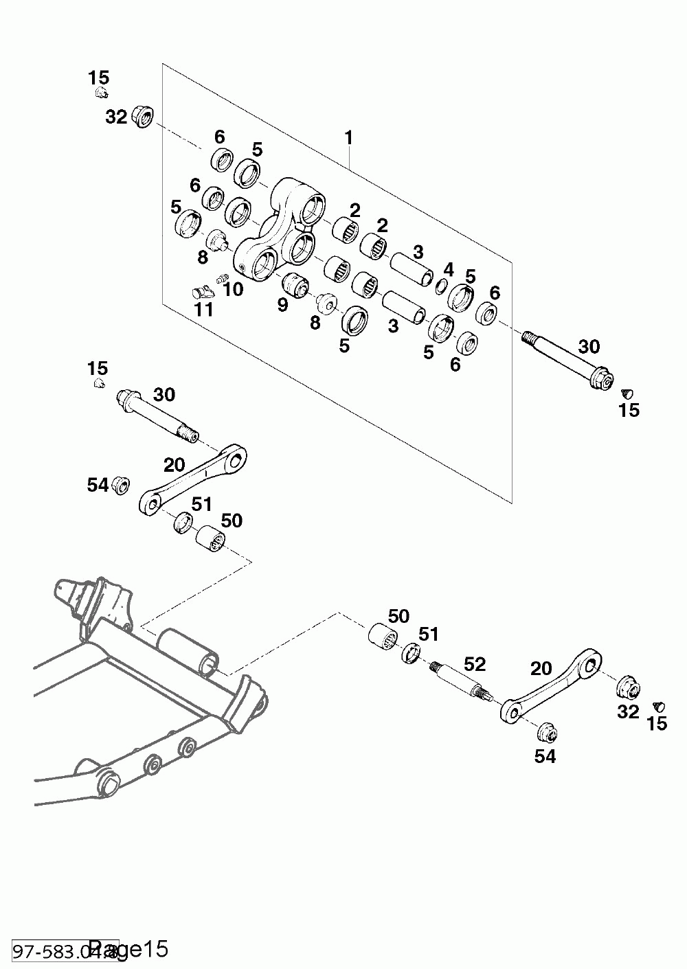 Pro lever anlenkung pro lever system 640 ‘99