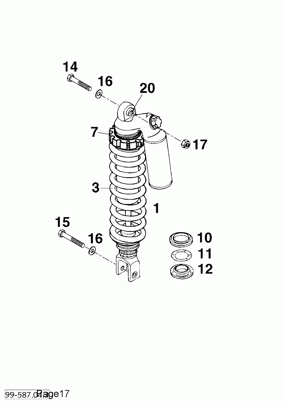 Federbein white power shock absorber white power 640 ‘99