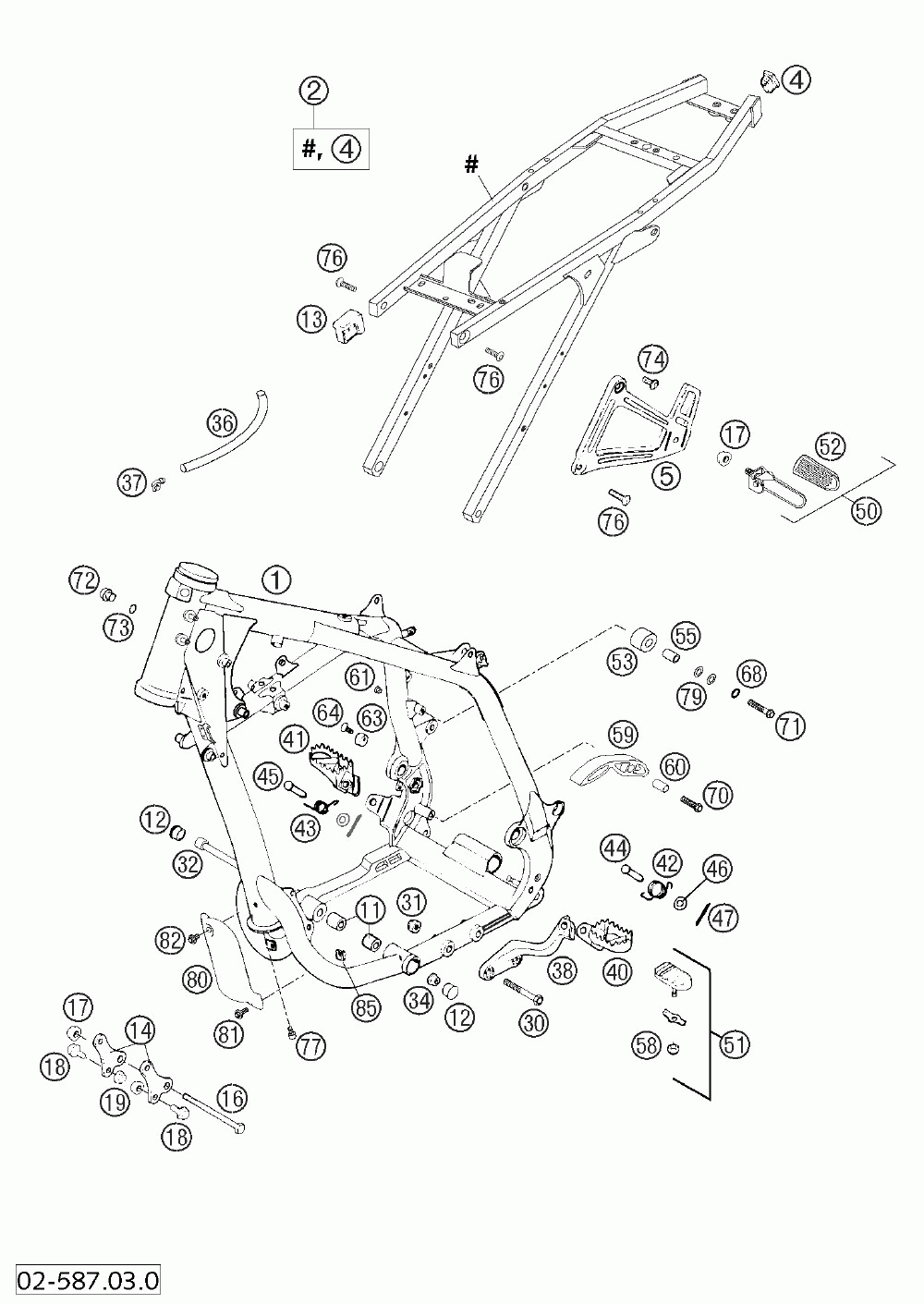 Frame sub frame 640