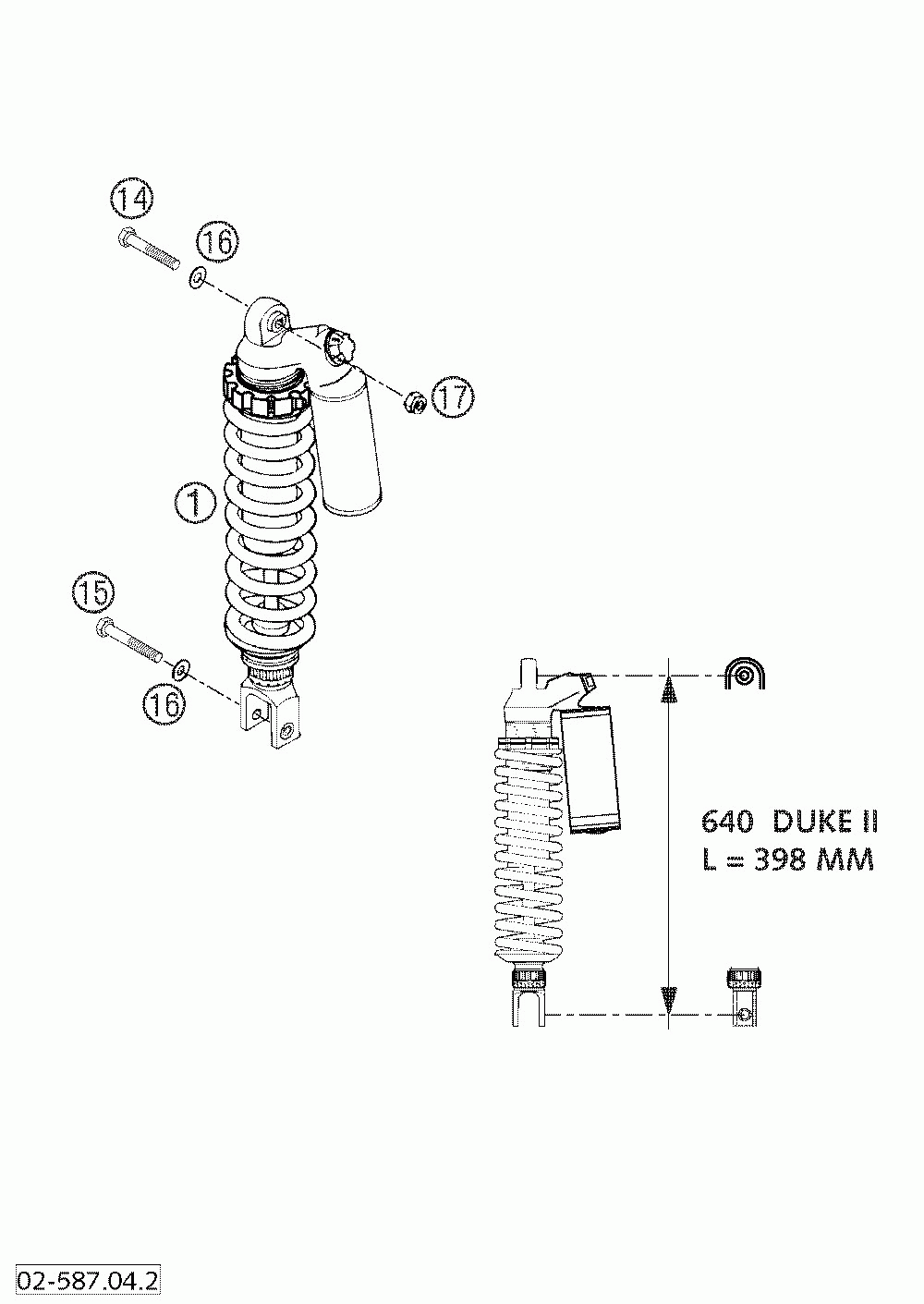 Shock absorber wp 640